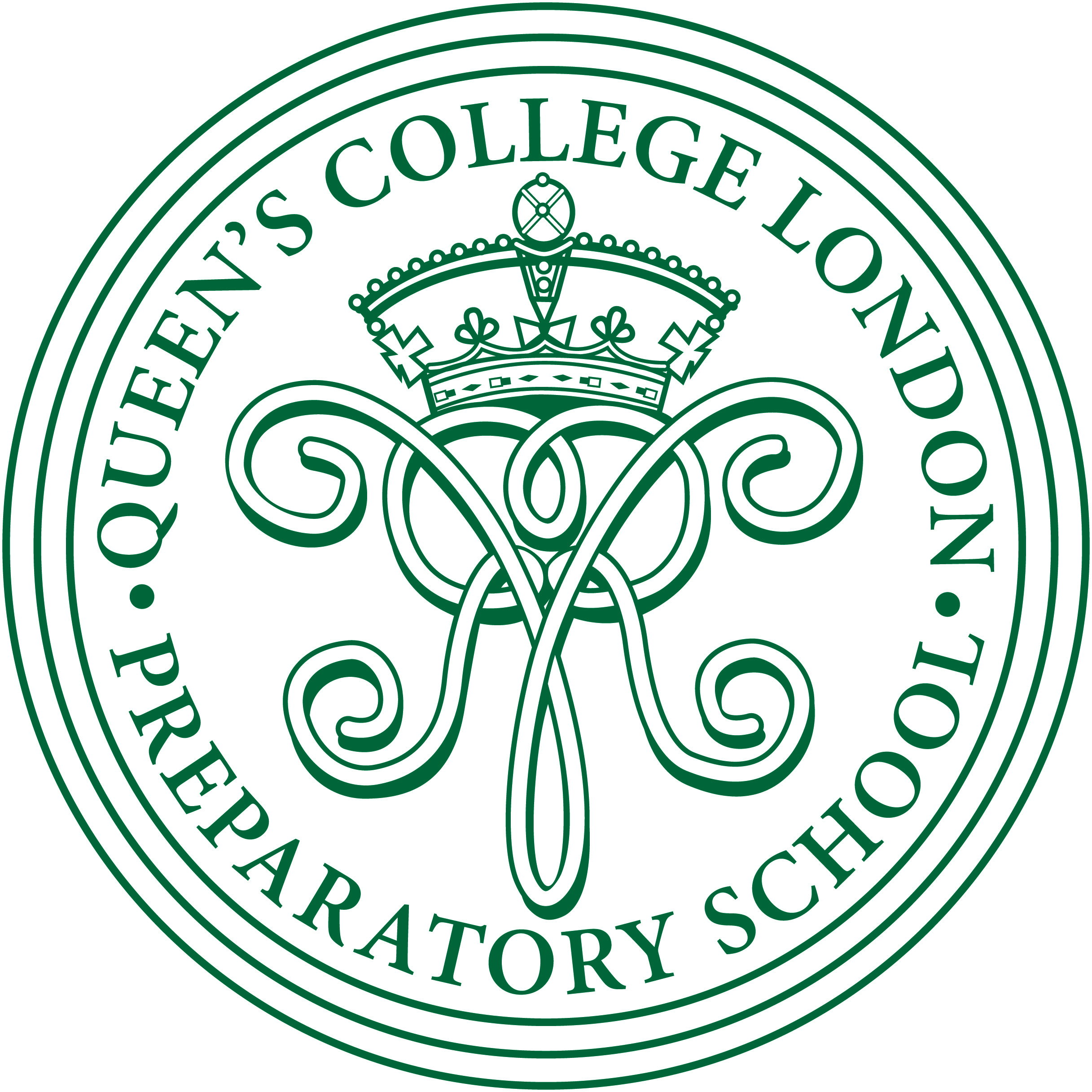 Queen's College Preparatory School logo